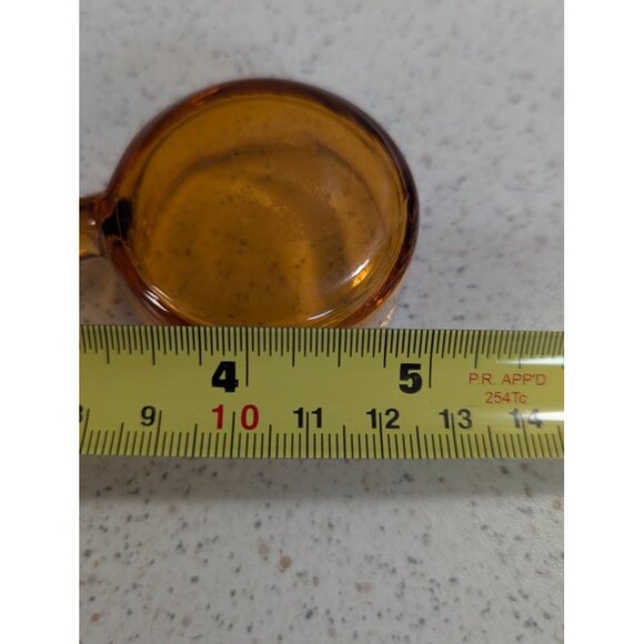 Vintage Amber Depression Glass Condiment/ Mayonnaise/Spoon/Ladle - Picture 5 of 5